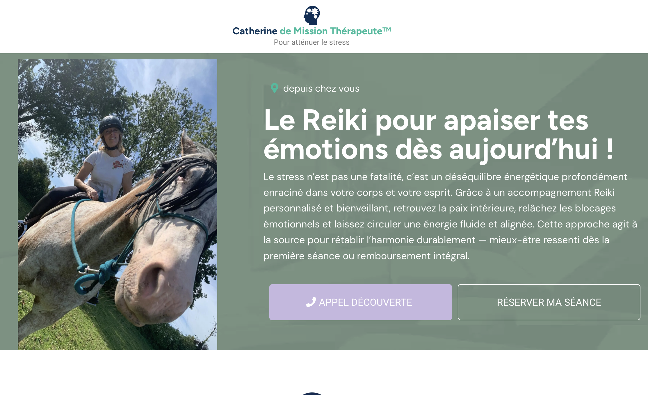 Site vitrine Catherine